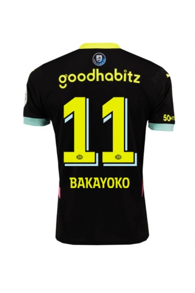 PSV Eindhoven Johan Bakayoko #11 Fotballdrakt Borte Klær 2024-25 Korte ermer PSV Eindhoven Johan Bakayoko #11 Fotballdrakt Borte Klær 2024-25 Korte ermer